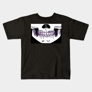 Halloween Skull Mask Kids T-Shirt